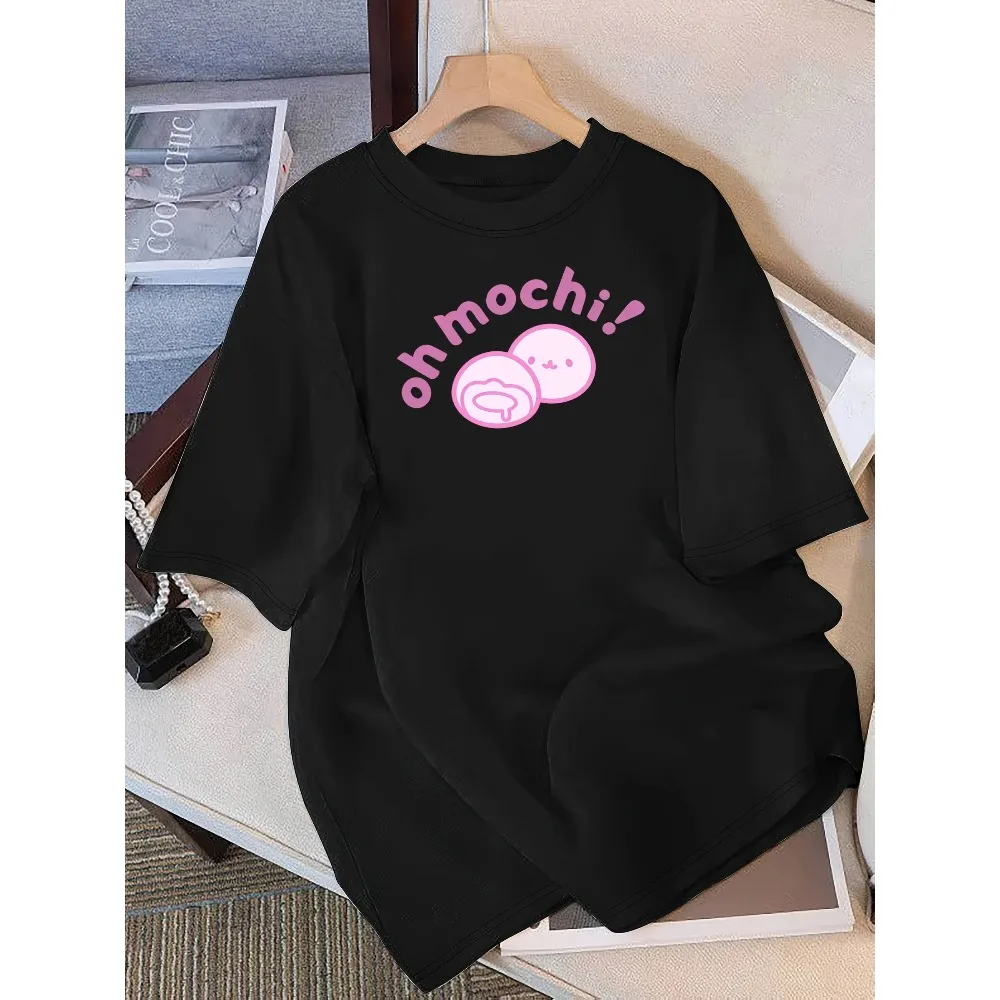 Kaos Grafis Wanita Harajuku Lengan Pendek Kasual Pakaian Atasan Jalanan Kaos Estetis Pakaian Y2K Streetwear