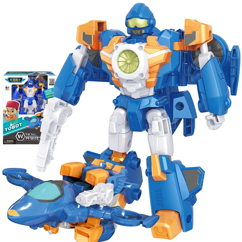 New Mini Tobot Transformation Car To Robot Toys Korea Cartoon Brothers Anime Tobot Deformation Car Airplane Fire Engine Toys
