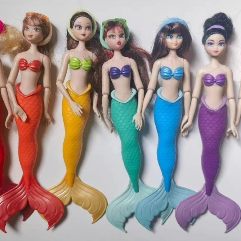 [Seconda mano] Testa di accessori per bambola a coda di pesce per bambola sirena da 15 cm Invia a caso