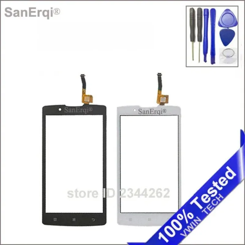 Tela sensível ao toque para lenovo a2010, sensor capacitivo de vidro, painel digitalizador, ferramentas gratuitas