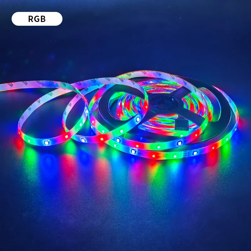 

DC 12V SMD 2835 Neon LED Strip RGB Light 60LED/M 1M 5M RGB Light Flexible Strip 60LED 300LED IP65 IP20 Decorate Room Lamp