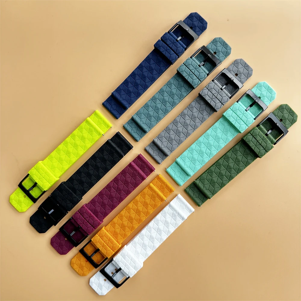 20mm 22mm Sport Strap For SUUNTO VERTICAL / RACE Smartwatch Band Soft Silicone Bracelet For SUUNTO 9 Peak DLC / 5 PEAK Wristband