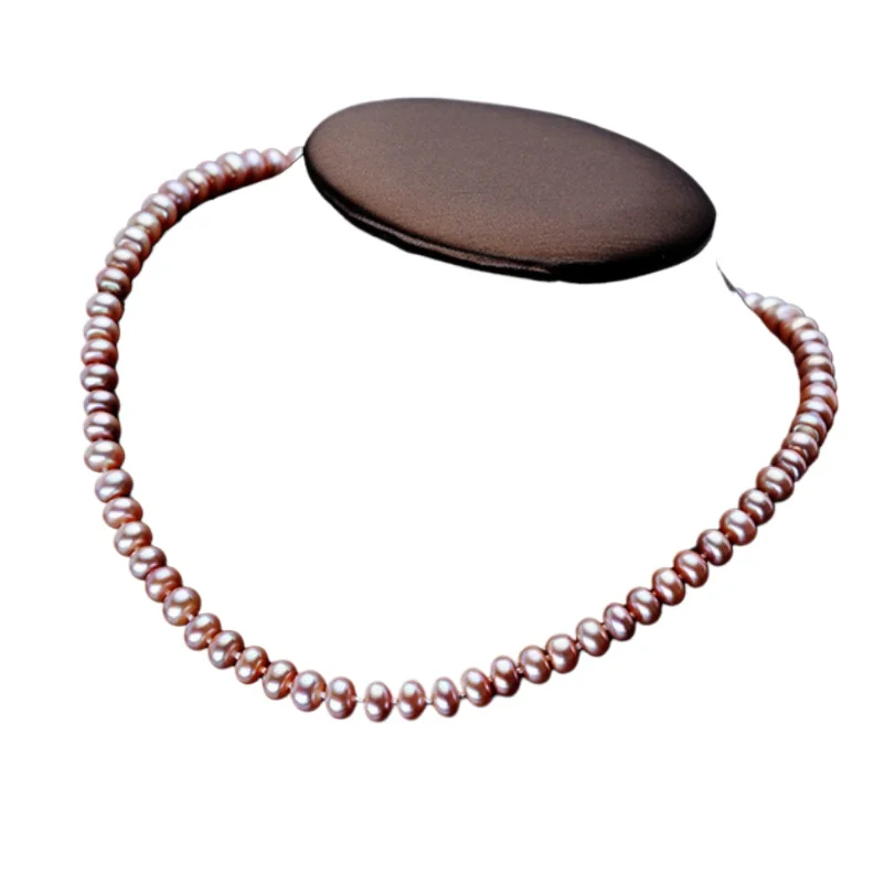 

RARE 17" 9-10MM SOUTH SEA PINK PEARL NECKLACE