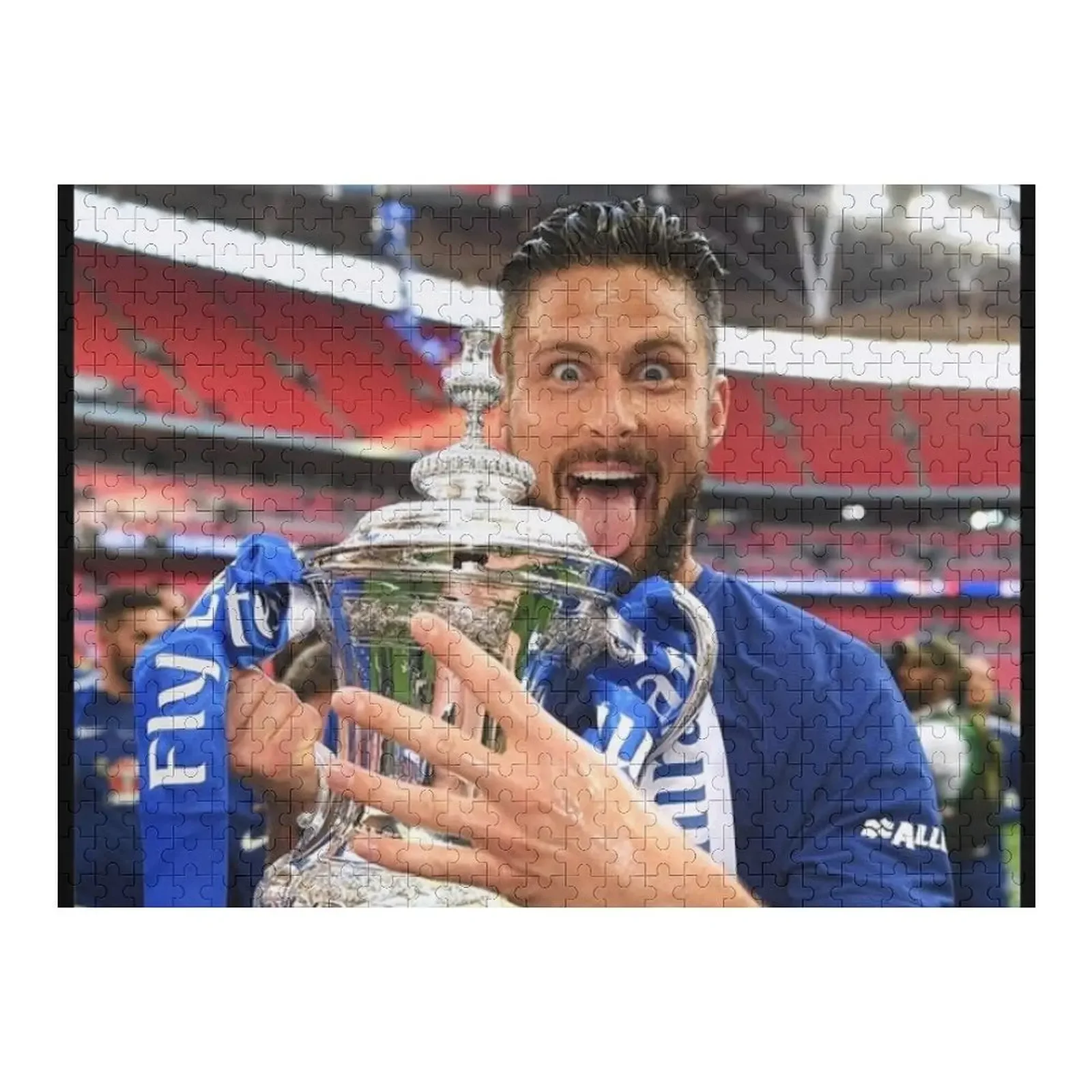 

Olivier Giroud Jigsaw Puzzle Wood Name With Personalized Photo Puzzle