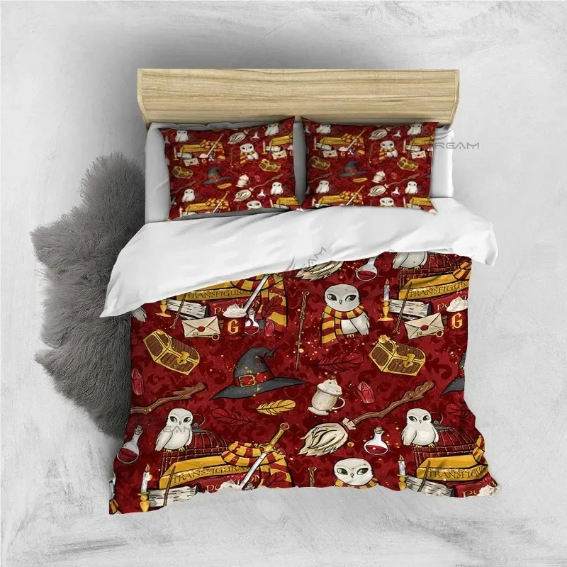 Classic Movie Elements Patterns Comforter Bedding Set,Duvet Cover Bed Set Quilt Cover Pillowcase,King Queen Size Bedding Set