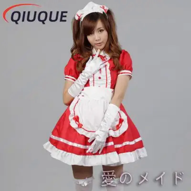 Vestito da cameriera da donna abiti da Lolita gotici dolci anime K-On! Uniformi plus size costumi di Halloween costume cosplay