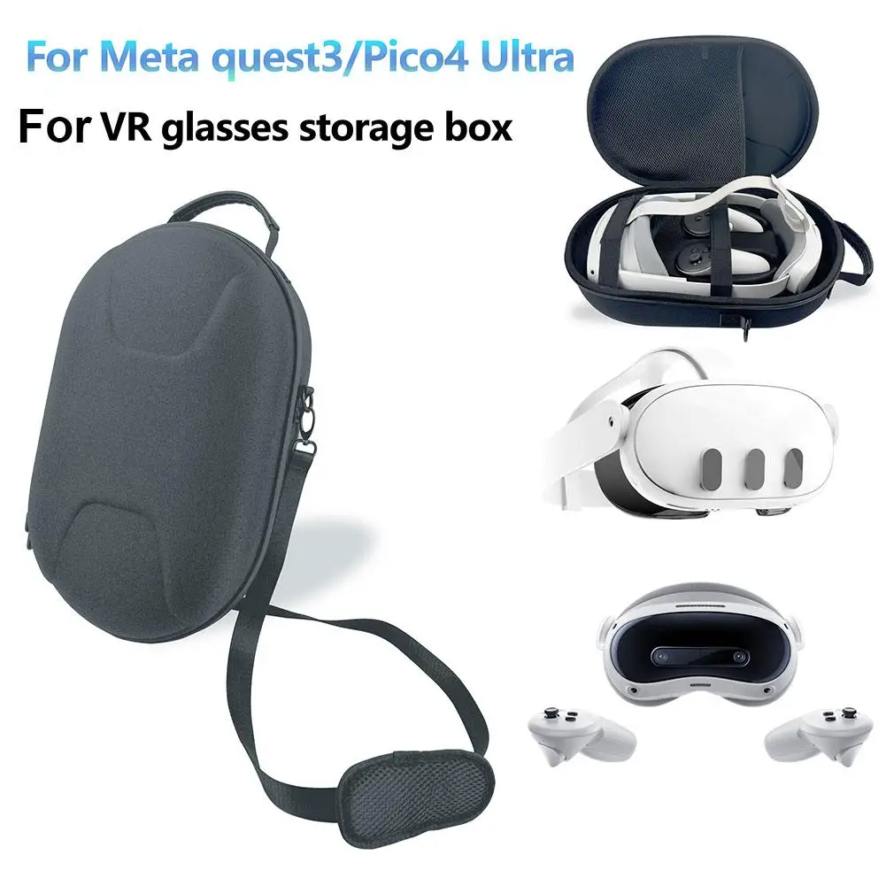 

Hard EVA Travel Storage Bag For Pico 4 Ultra/4s Vr Glasses Portable Convenient Carrying Case Controllers VR Game Accessorie B5T2