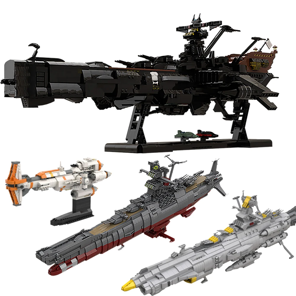 MOC Space Hammerhead-Frigate WW2 War Building Blocks Vipers-MkII-Battle Model Pirate Ship Arcadia Assembly Kid Toy