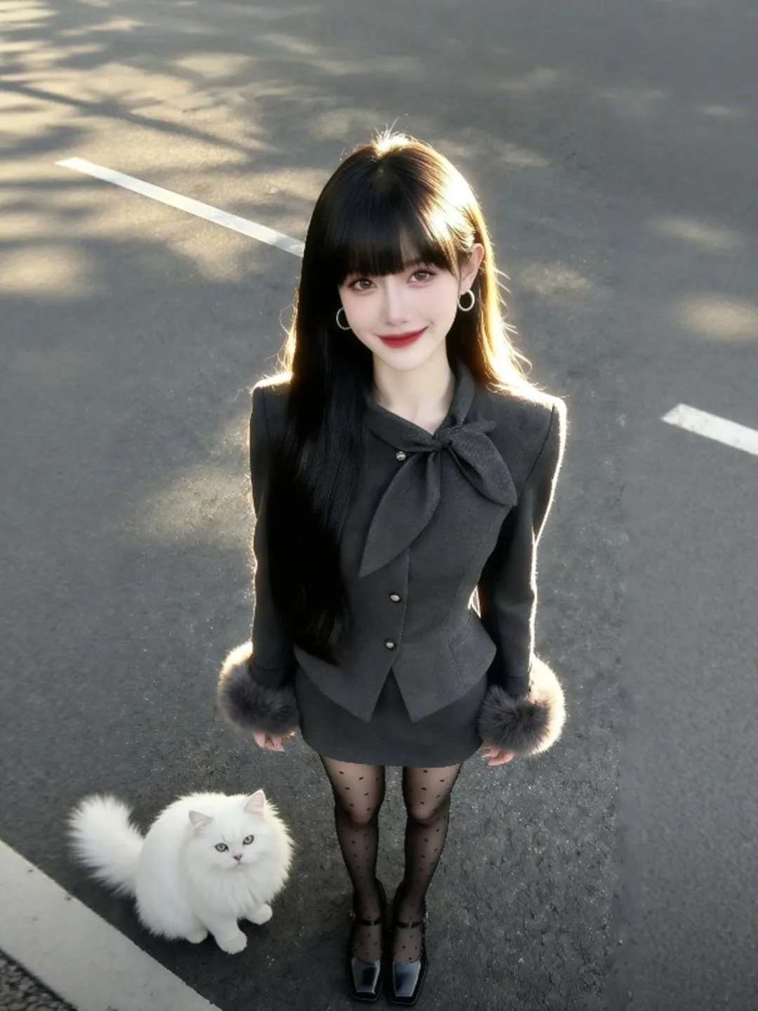 

Корейский модный комплект: верхняя одежда и юбка, изысканная пошивка, весенняя коллекция, застежка на пуговицах, удобная хлопковая ткань