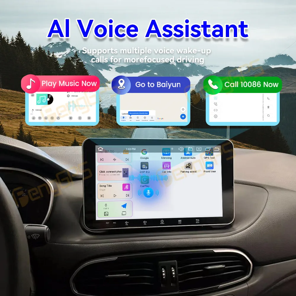 Carplay 10.1 HD Screen Android 14 Car Radio For Fiat TIPO EGEA 2019-2021 Car GPS Navigation Multimedia Player Head Unit Stereo