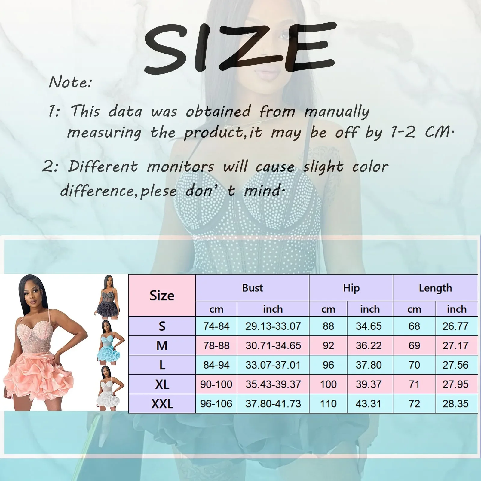 فساتين BWQ متوسطة الطول مثيرة للنساء فساتين شبكية شفافة بدون حمالات تنورة قصيرة بلون سادة فساتين الحفلات الليلية