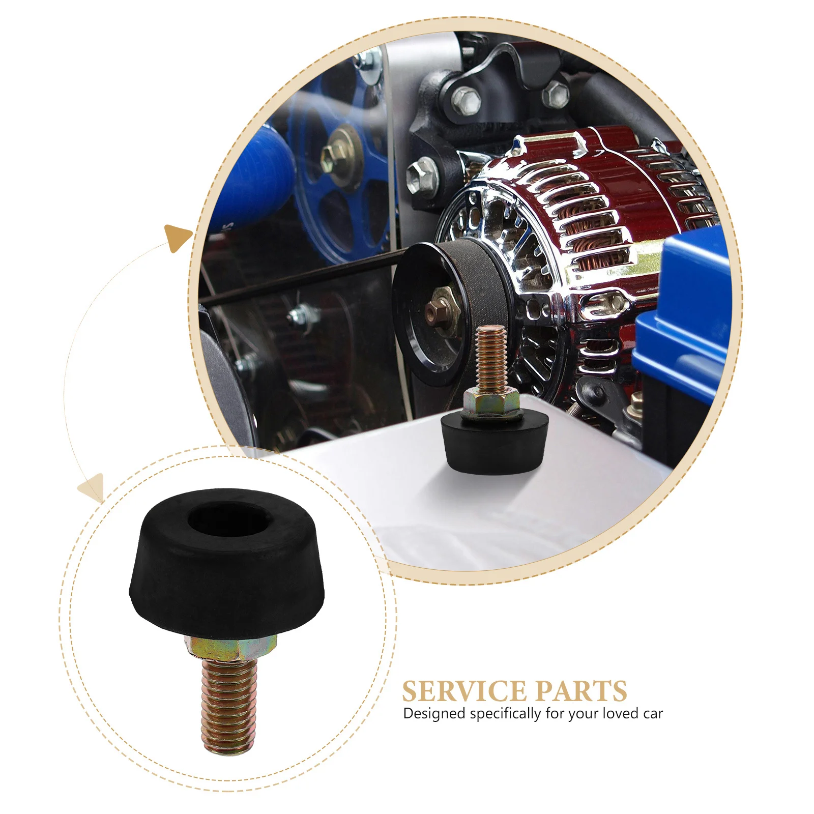 

Hood Stop Adjusters For Bumper Bonnet Cushions Engine Hood Pin Pair Adjustable Locking Mechanism Tool Parts Iron