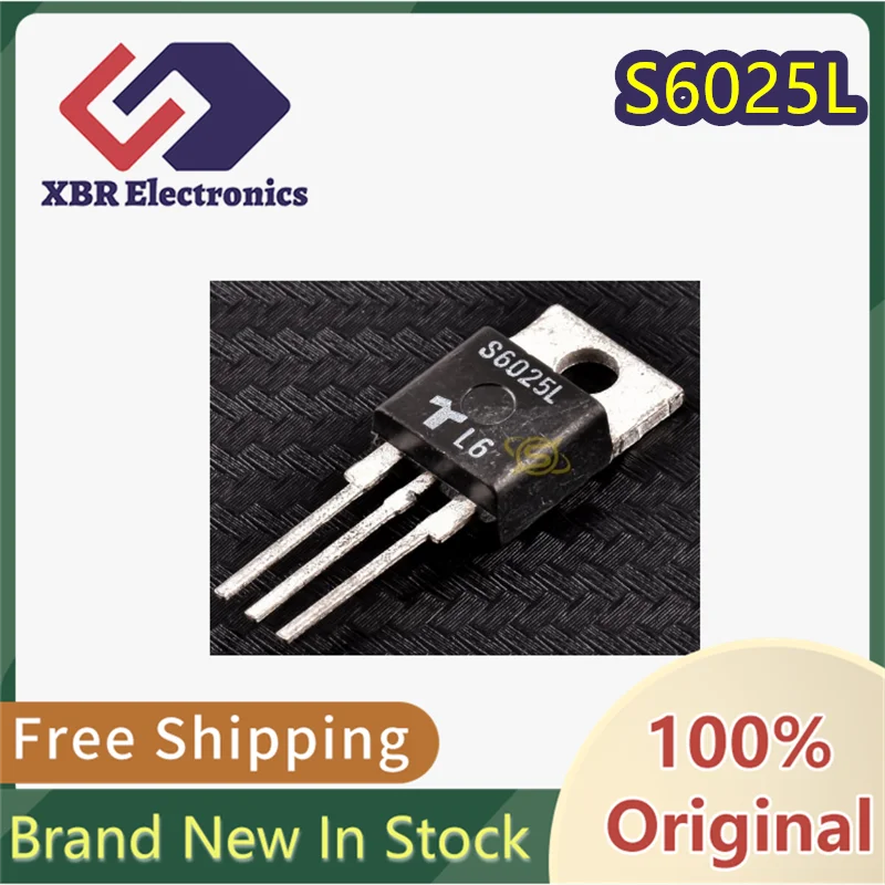 (10/50 pieces) S6025L ​​Unidirectional Thyristor S6025 25A 600V Transistor TO-220 Original Authentic Product