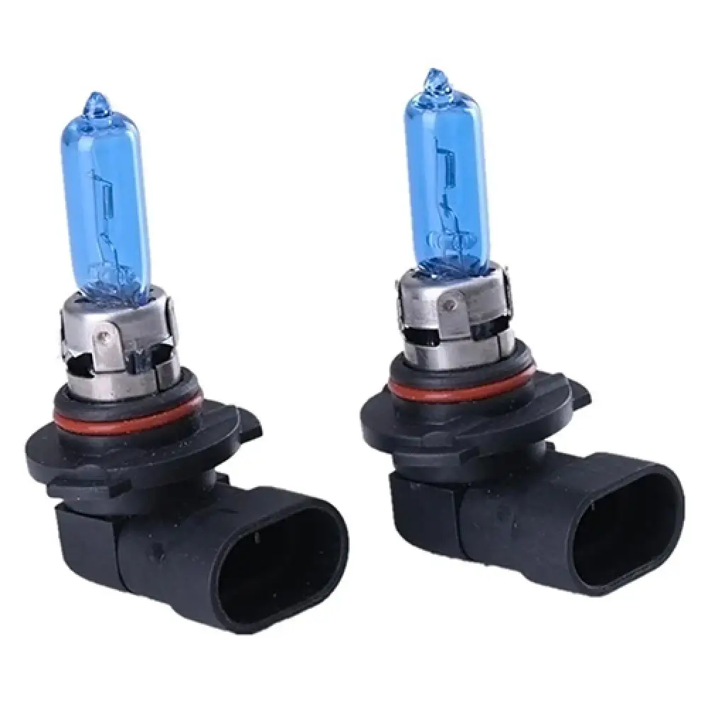 2Pcs 100W 12V 9005/HB3 6000K Xenon Gas Halogen Headlight White Light Lamp Bulbs