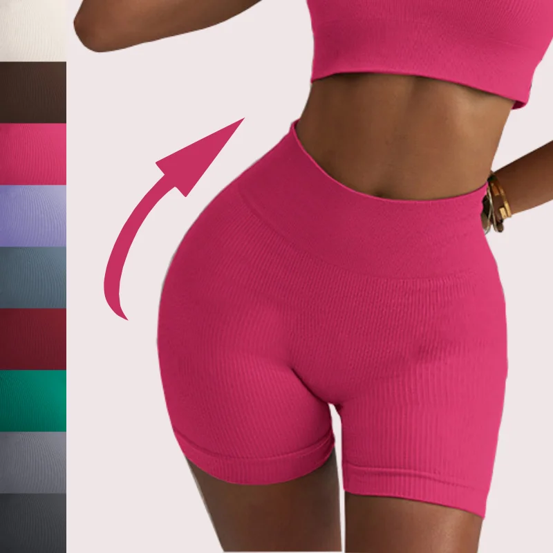 

Женские шорты для йоги с высокой талией, шорты для тренировок, фитнес-йога, подтяжка ягодиц, фитнес, женские шорты для йоги, тренажерного зала, бега, спортивная одежда