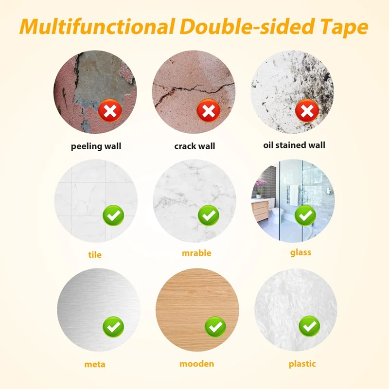 Strong Double-Sided Cloth-Based Adhesive Tape Translucent Mesh Waterproof Super Invisible High-Viscosity Adhesive Tape