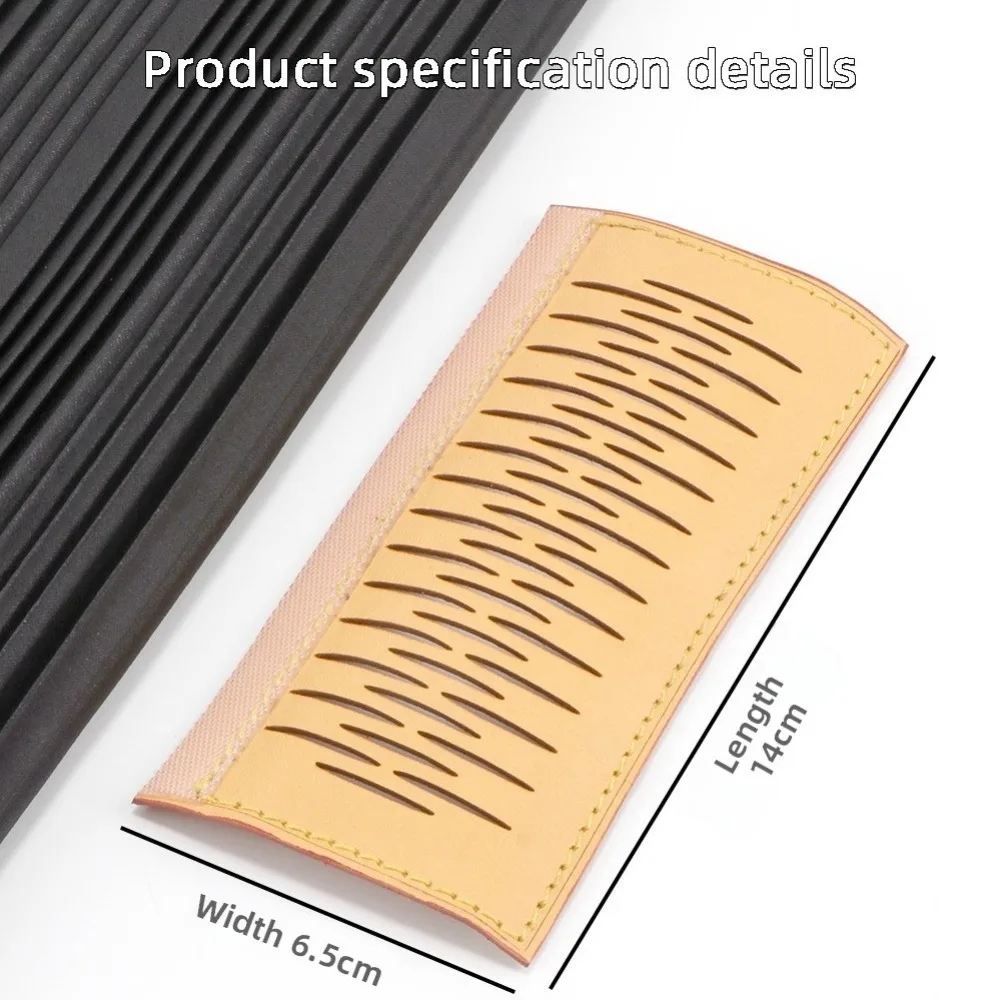 واقي المقبض السريع LV الفاخر من الجلد المدبوغ بالخضراوات الأصلي، غطاء مقبض حقيبة مصمم فاخر، ملحق حماية