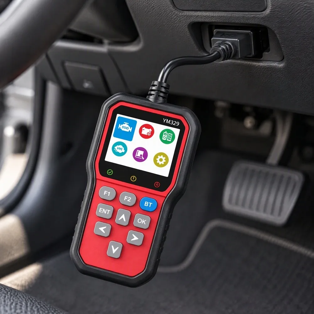 Professional For OBD2 Scanner for Vehicle Diagnostics Including Testing O2 Sensor Analysis and Real-time Data Plotting