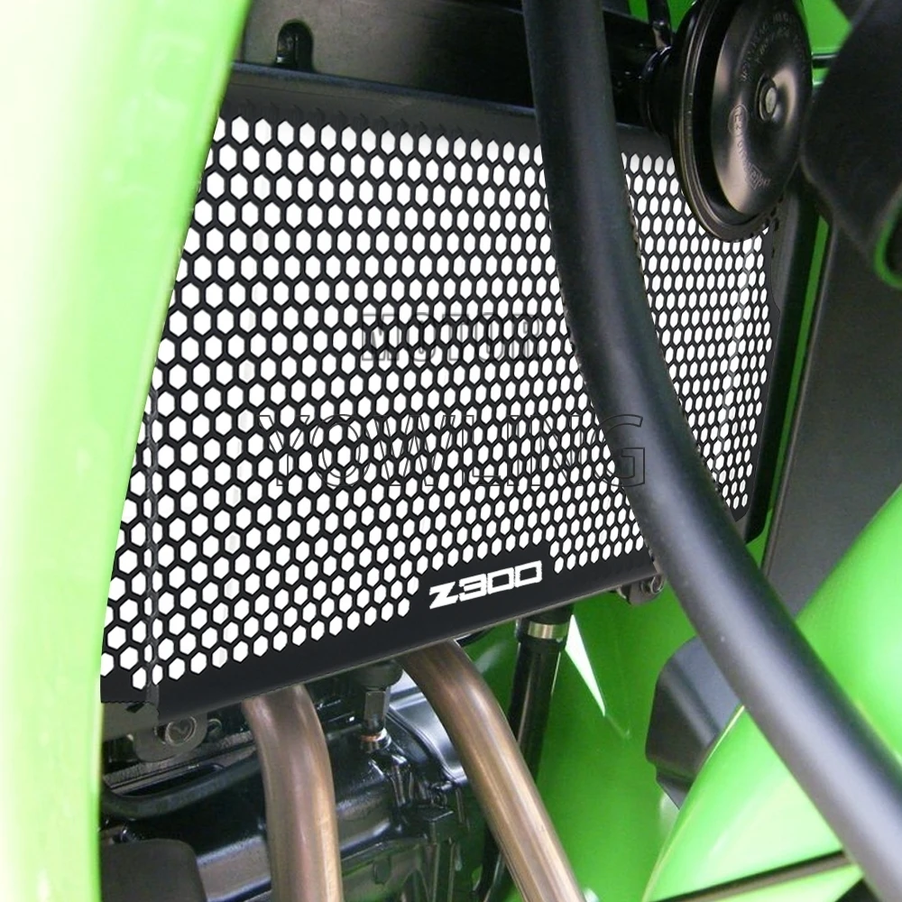 

Radiator Grille Guard Cover Oil Cooler Shield Protection For Kawasaki Ninja 300 Z300 2015-2020 2021 2022 2023 2024 Motorcycle