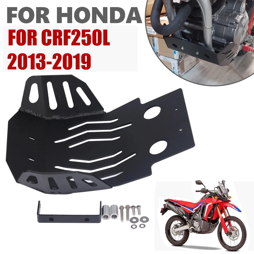 

Для HONDA CRF250L CRF 250 L CRF250 250L 2013-2019 аксессуары для мотоциклов Защитная крышка двигателя шасси под защитной противоскользящей пластиной