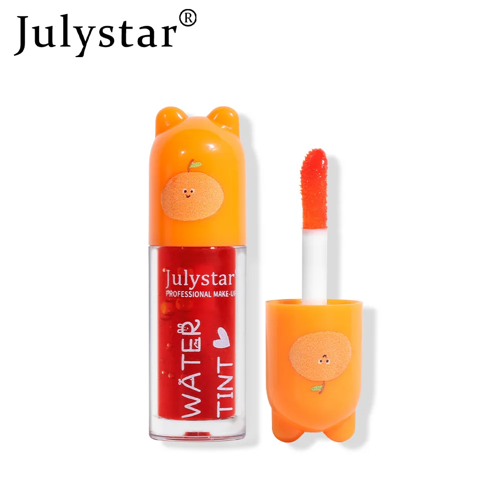 Julystar 6 Kleur Zachte Buis Lip Glazuur Lipgloss Hydraterende Lippenbalsem Transparante Kleur Schattige Anime Styling Vrouwelijke Make-Up