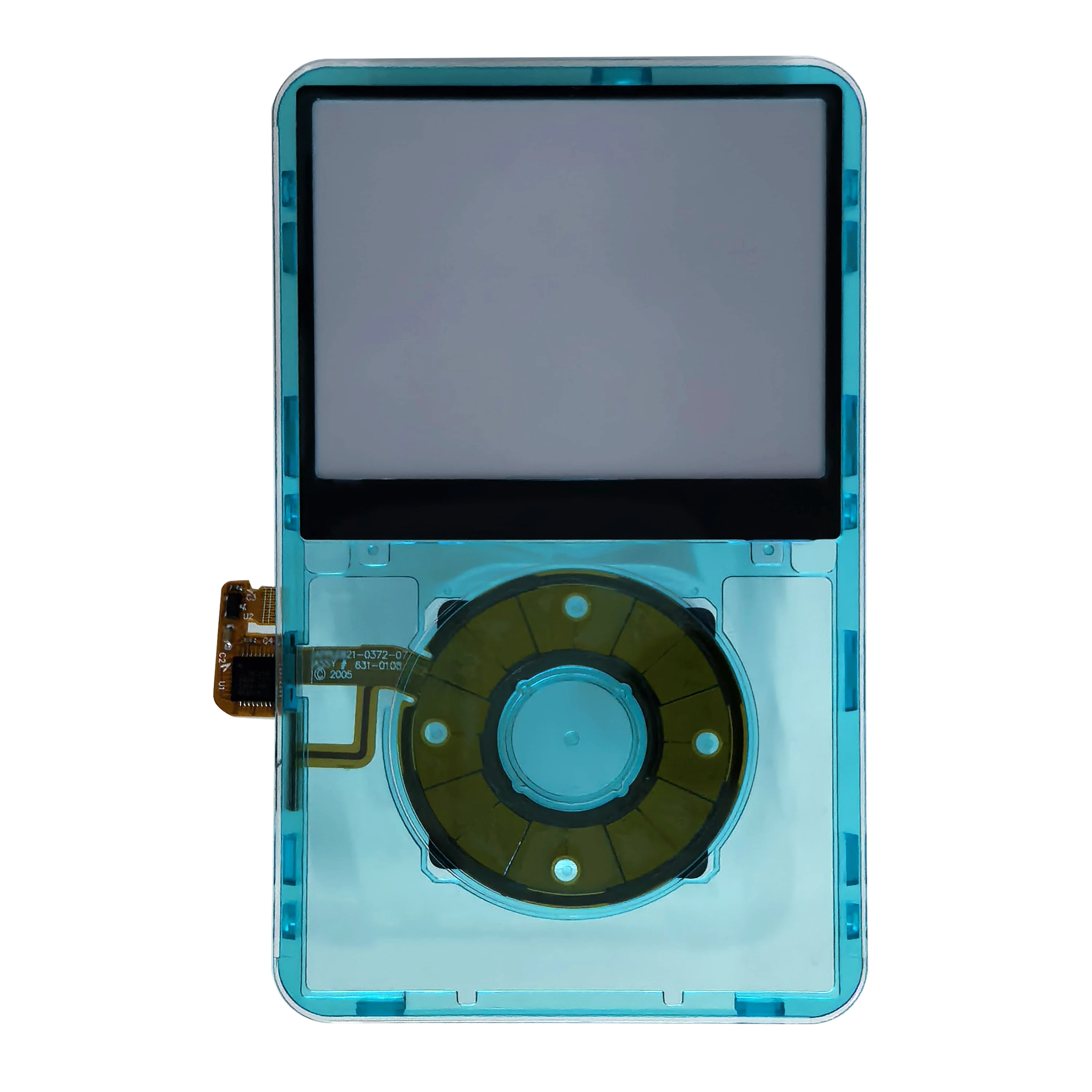 iPod Classic Video 5th 5.5th用 透明フロントフェイスプレート