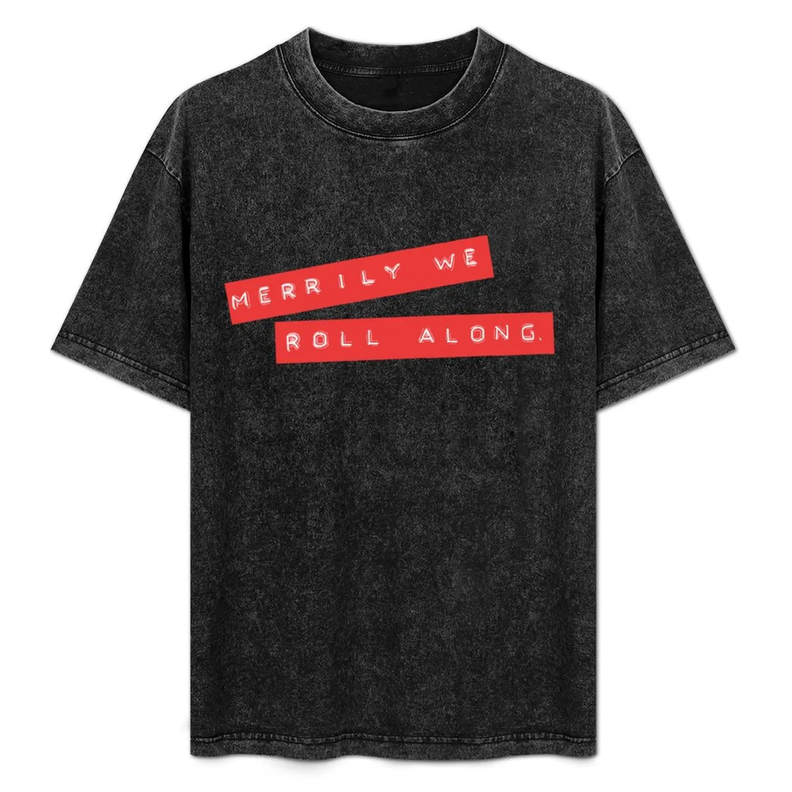 

Merrily Typewritten T-Shirt topping graphics luxury clothing labubu tops mens white t shirts