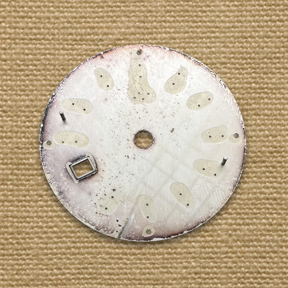 32.5mm logotipo gs de alta qualidade gmt dial para movimento nh34 acessórios de modificação de relógio luminoso verde