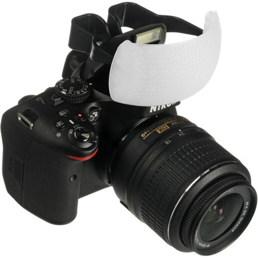 غطاء ناشر ناعم قبة لكاميرا DSLR ، لون أبيض ، منبثق ، فلاش ، Speedlite ، Canon ، nicon ، Pentax