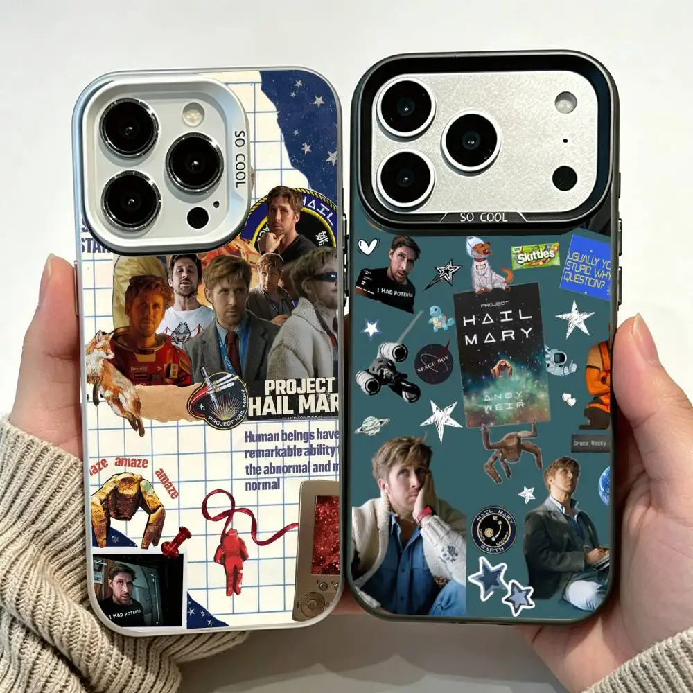 Movie Project Hail Mary Phone Case For iPhone 18,17,16,15,14,13,12,11 Plus,Pro Max,XS,Colorful Silver Black Cover Gift
