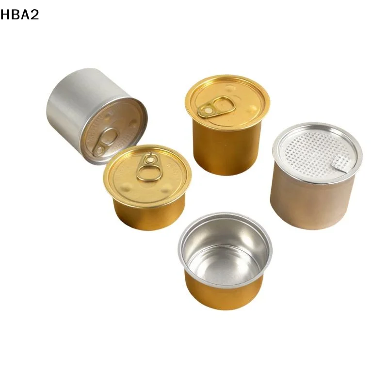 【H】Tinplate Mini Metal Box Creative Sardine Can Shaped Storage Box Portable Metal Material Jewelry Pill Cases Portable Tin Boxes