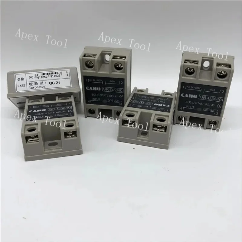 Taiwan CAHO Solid State Relay SR-D3810 SR-D3825 SR-D3840 SR-D3860 SR-D4825 SR-D4825A SR-D4840 SR-A2510 SR-A2525 SR-A2540 SR-A484