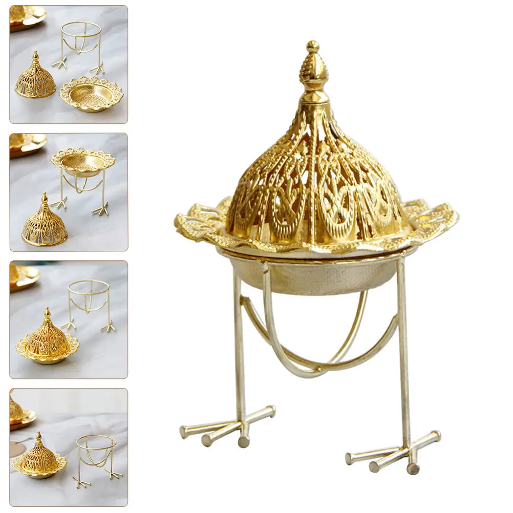 

Vintage Incense Burner Metal Censer For Home Decor Aroma Therapy Burner Table Ornament Incense Holder