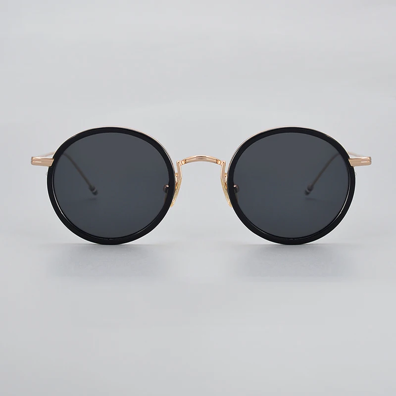 Hight Quality Retro Round Polarized Sunglasses for Men Brand Design Vintage Sunglass Women Sun Glasses UV400 Eyewear Shade