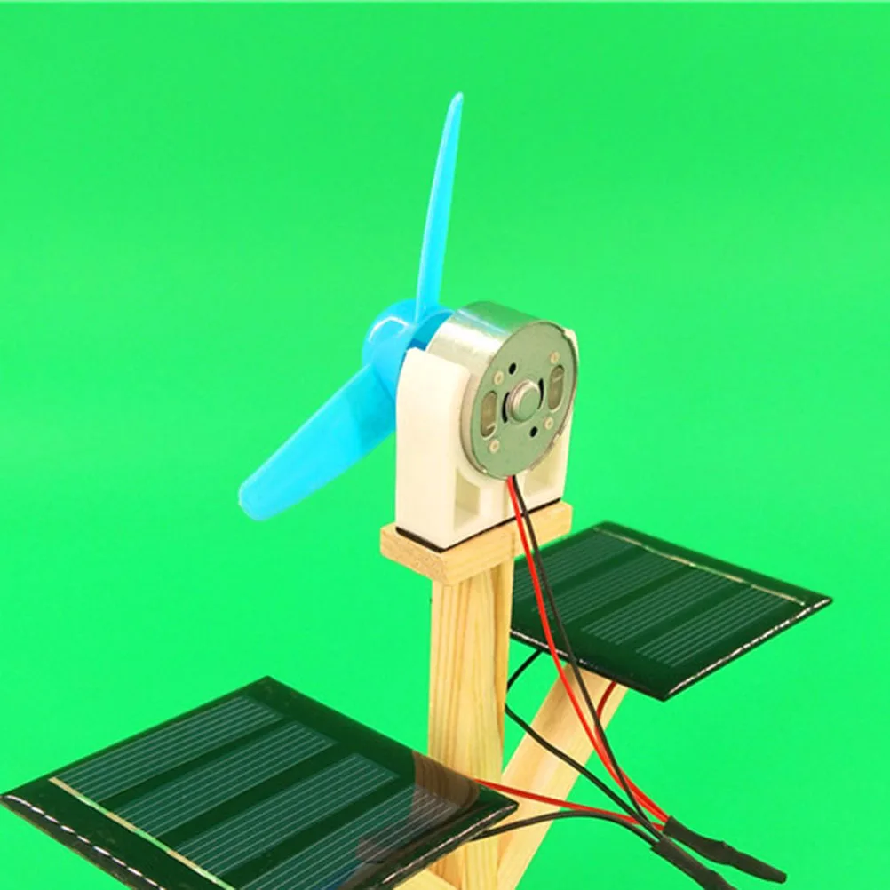 

Solar Fan Robot Kit Assembly Model Kids Toy Scientific Physics Science DIY Pupils
