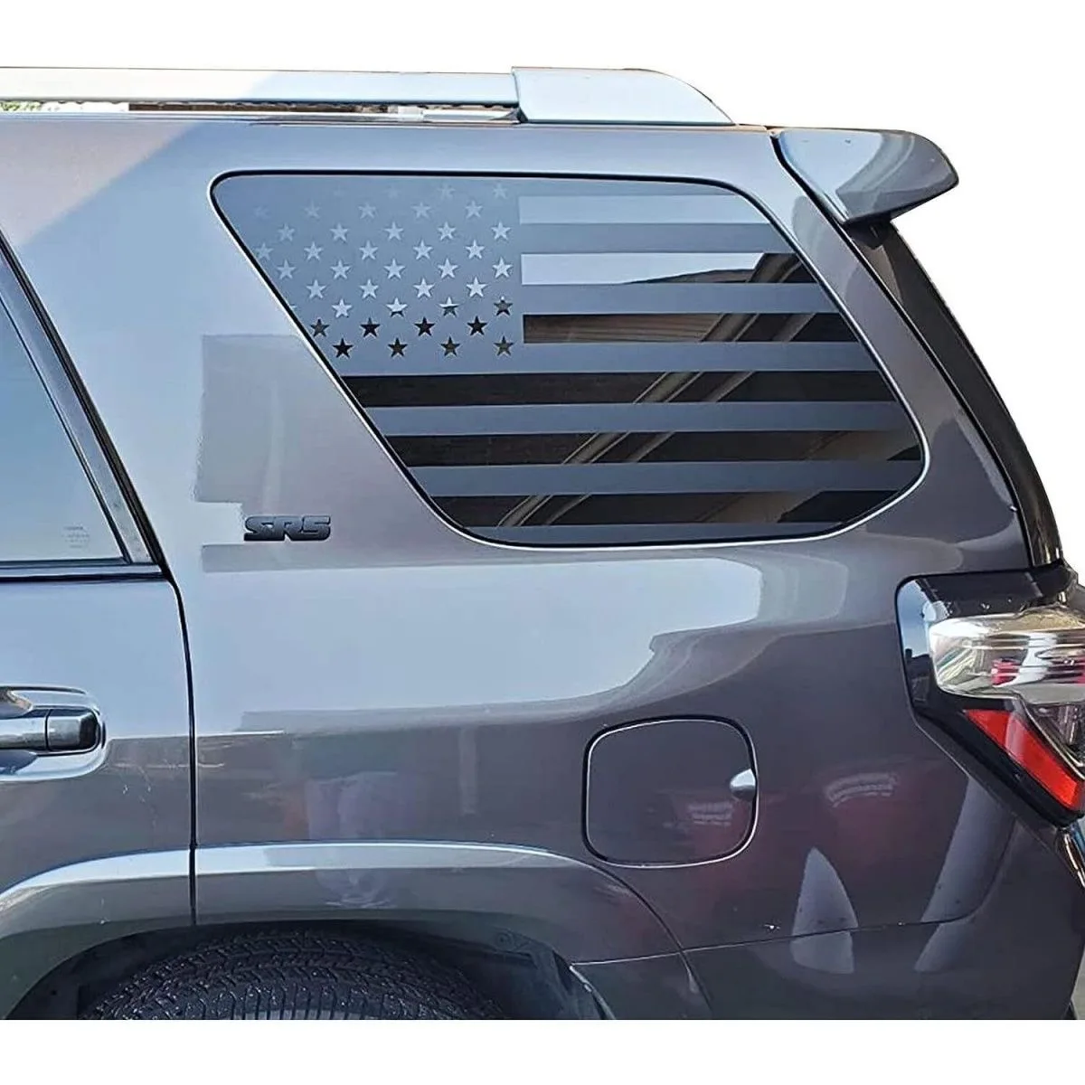 

Наклейка на заднее стекло с американским флагом, подходит для Toyota 4Runner 2010-2023, виниловая наклейка на стекло автомобиля