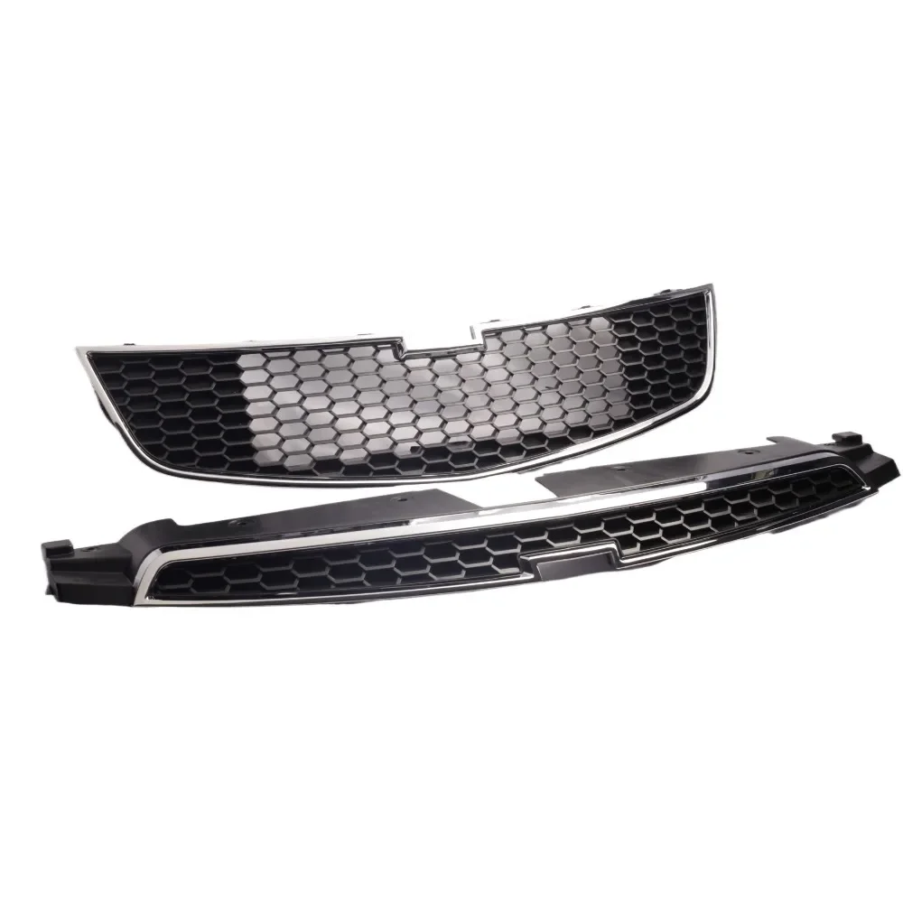 Front Bumper Ventilation Mesh Fittings For Upper And Lower Center Mesh Grille For Chevrolet Cruze 2009-2014