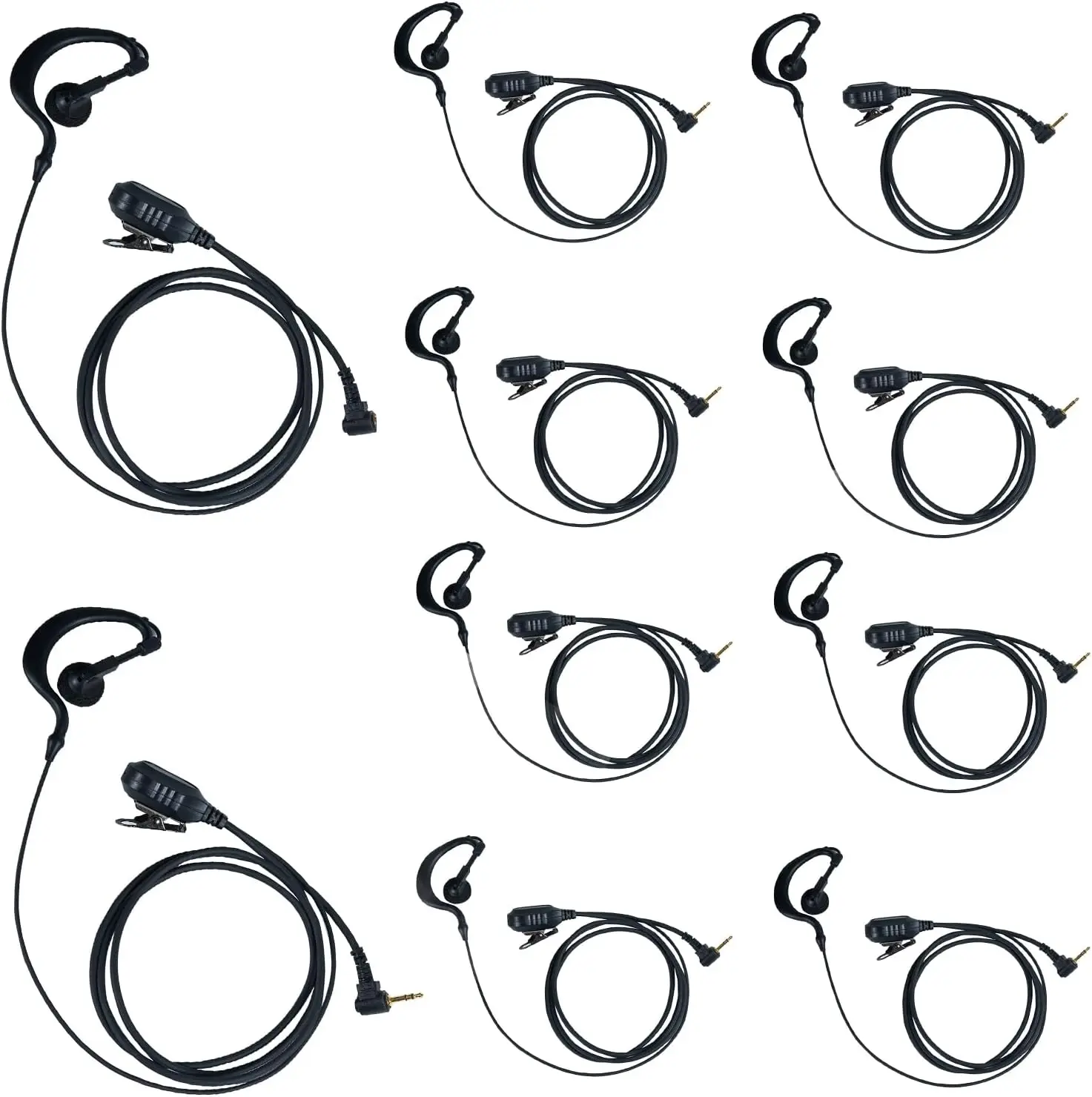 earpiece-headset-with-mic-ptt-1-pin-25mm-for-motorola-talkabout-radio-mr350r-md200tpr-mh230r-ms350r-mt350r-10-pack