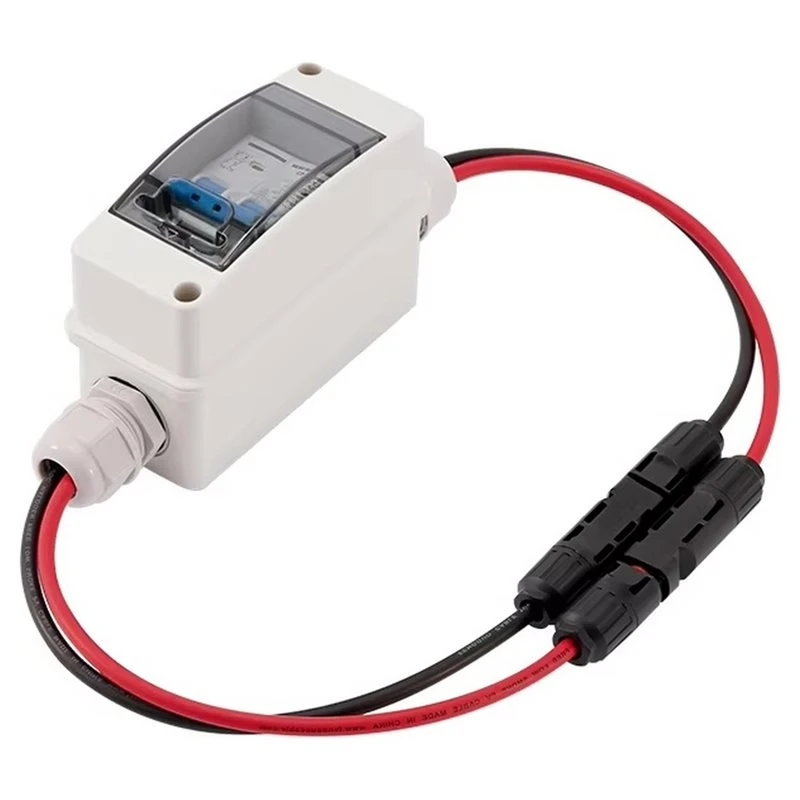 ABYP HT 2Ways Waterproof DC PV Disconnect Switch Box DC 600V 32A MCB IP65 Solar Photovoltaic PV Combiner Box