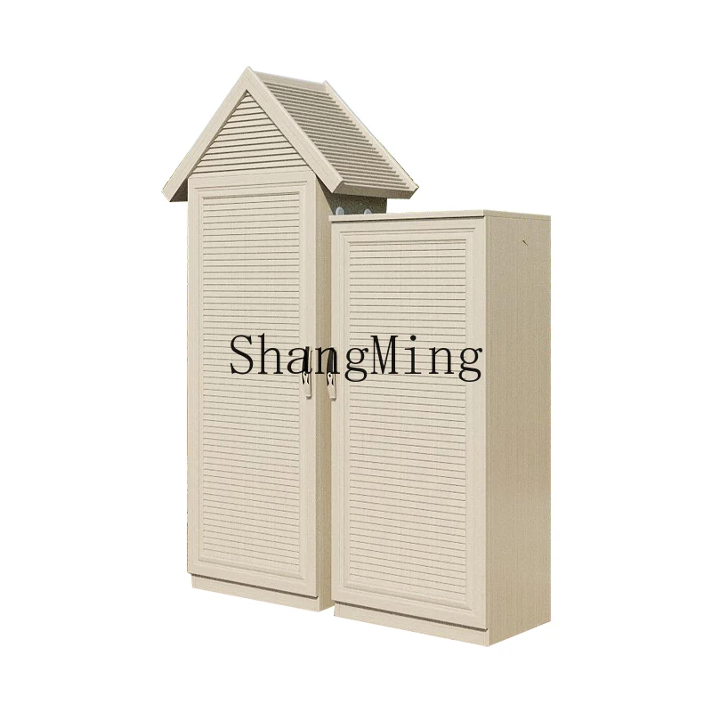 

HJ outdoor courtyard sunscreen waterproof utility room open-air villa storage garden cabinet
