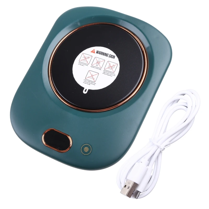 USB Warmer Cup-Pad Gadget Coffee Tea Drink USB  Tray Mug Pad  Office Gift for Adults with 3 Temperatures