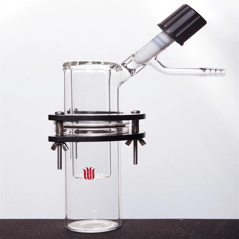 SYNTHWARE Sublimation device, Capacity 100mL/150mL, With PTFE high vacuum valve, Clevis, Borosilicate glass, S74