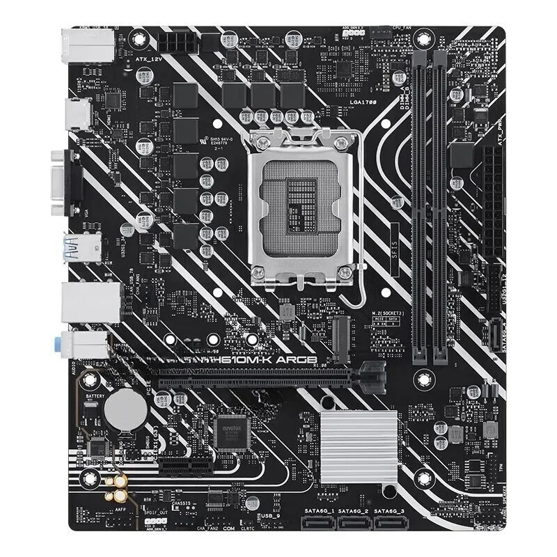 أجزاء لـ PRIME H610M-K D4 ARGB Master Home Office Desktop PC اللوحة الرئيسية تدعم LGA 1700