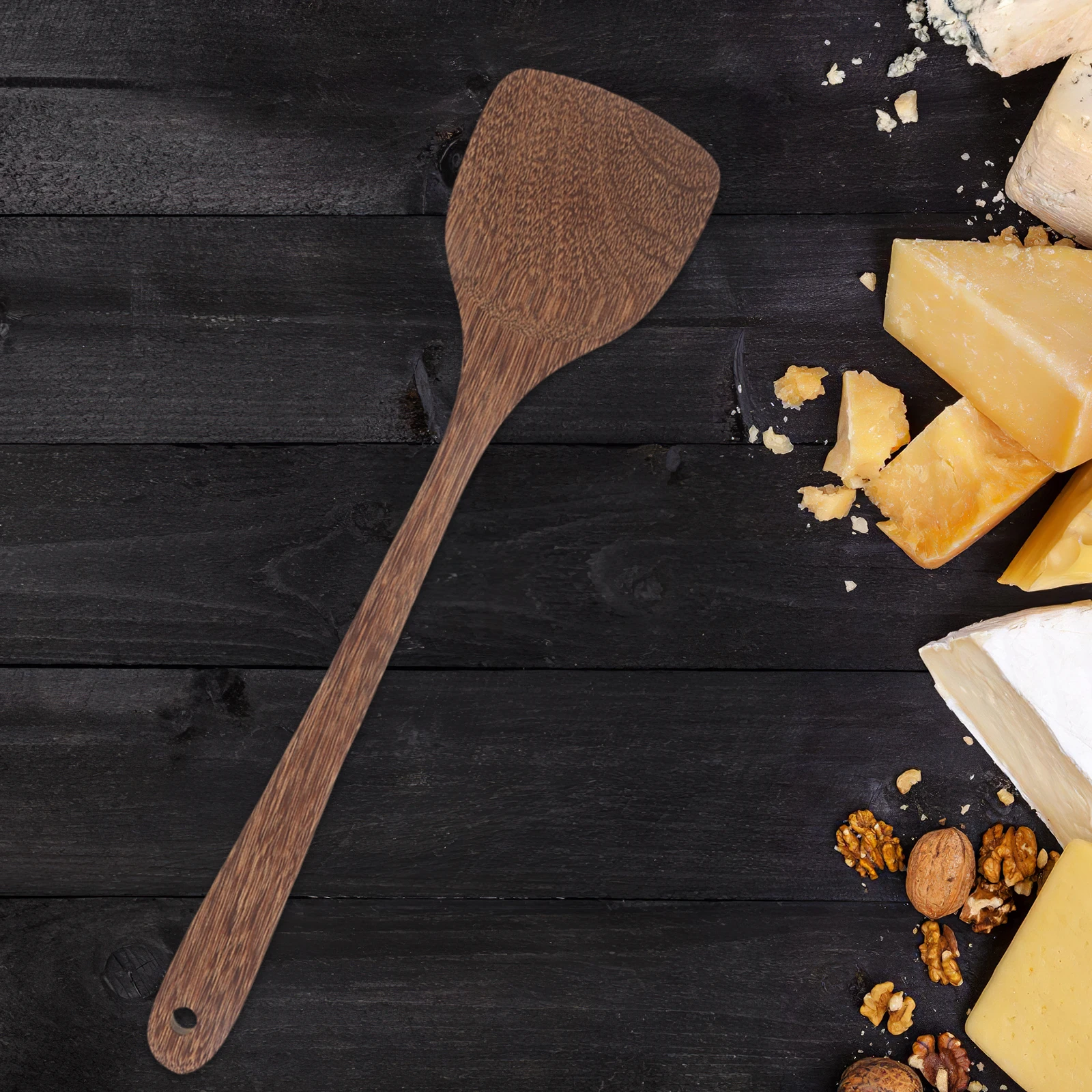 

Chicken Wood Natural Non-Slip Heat Resistant Kitchen Utensil for Cooking Fry Spatula Wooden Turner Fish Spatula