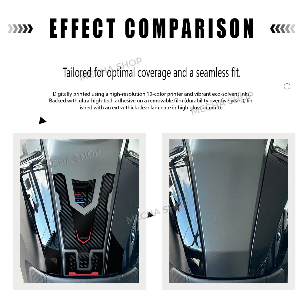 สติ๊กเกอร์กันรอยถังน้ำมัน 3 มิติ สำหรับรถมอเตอร์ไซค์ F900R F 900R F900 R ปี 2017 - 2026 ทำจากเรซิ่น