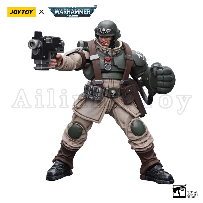 JOYTOY 1/18 figurka 40K Cadian Command Squad Anime model wojskowy zabawka
