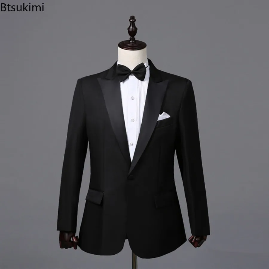 New 2025 Men's Stage Performance Costumes Students Graduation Season Photo Chorus Group Outfits Men Party Dress Two Piece Sets