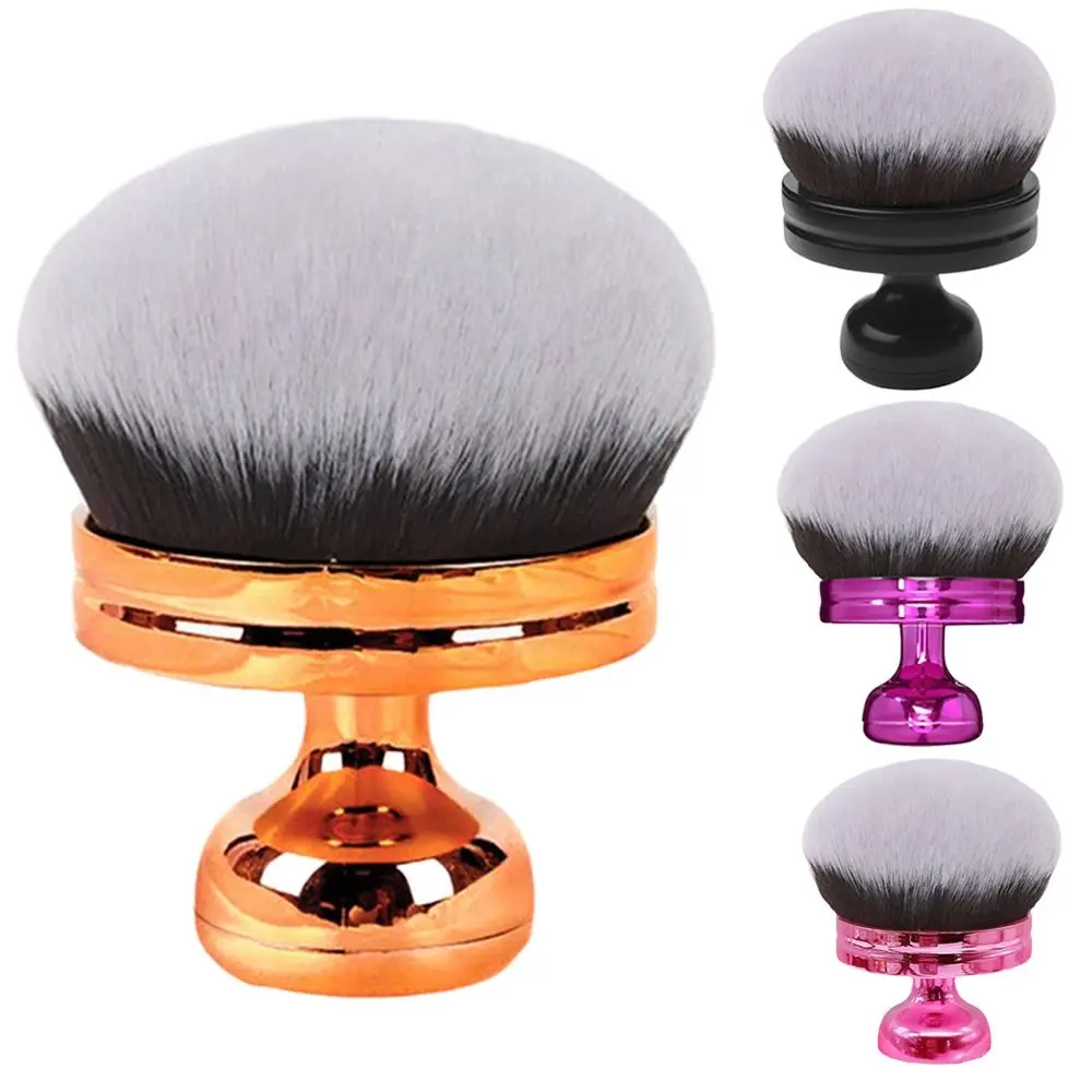 แปรงแต่งหน้าขนาดใหญ่พิเศษผมสังเคราะห์นุ่ม 74 มม.หัวกว้าง Self Tan Back Applicator Professional Powder Blush แปรง
