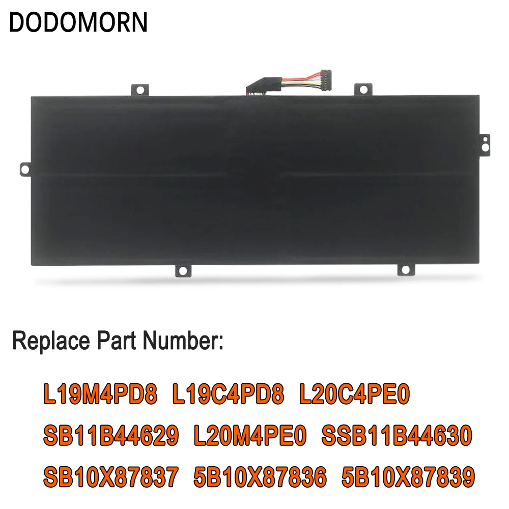 DODOMORN L20C4PE0 Laptop Battery For Lenovo Yoga Duet 7 13ITL6/IML 2020 2021 Series L20M4PE0 L19M4PD8 L19C4PD8 7.72V 41Wh