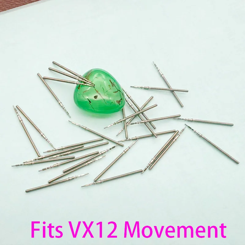 VX12 Stem 2pcs/4pcs Movement Watch Steel Stem Crown Kit Watch Parts For VX12 32 42 33 82 83 89 43 Movement Stem Replace parts